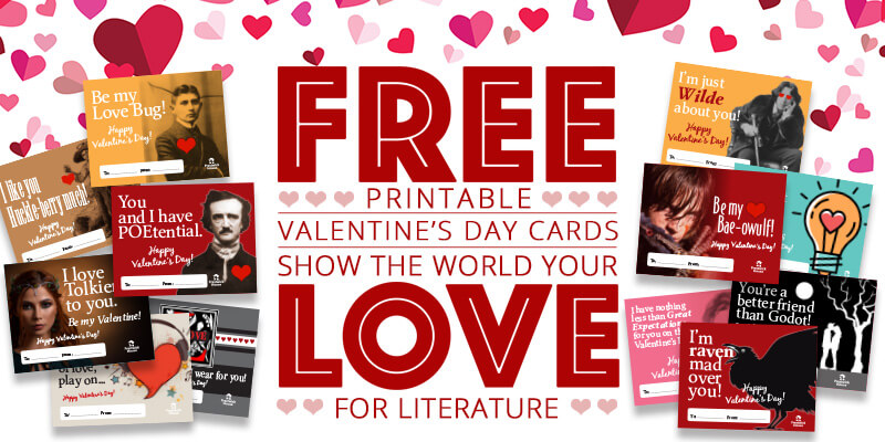 18 Free Printable Literary Valentine’s Day Cards